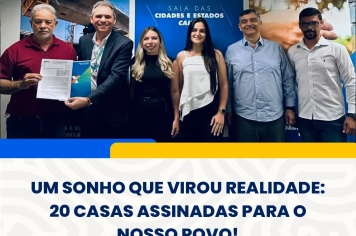 MAIS CASA PARA NOSSA POPULAÇÃO