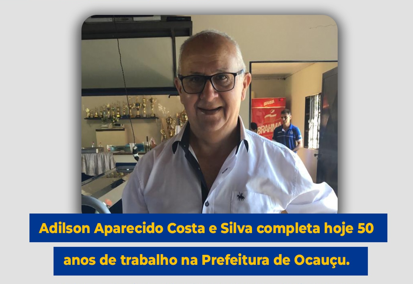Parabéns Adilson.